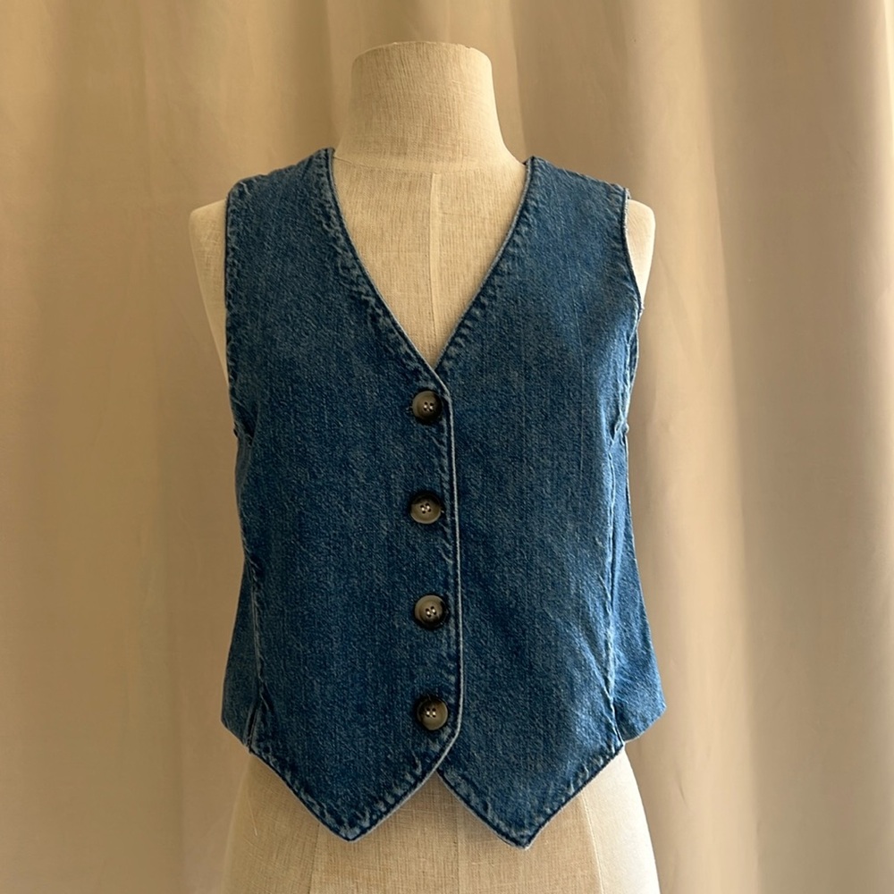 Like new MNG denim vest size Extra Small